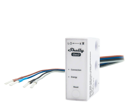 Czujnik inteligentny Shelly Miernik energii 1/3-kanałowy WiFi 3EM-63W Gen3 (model przewo